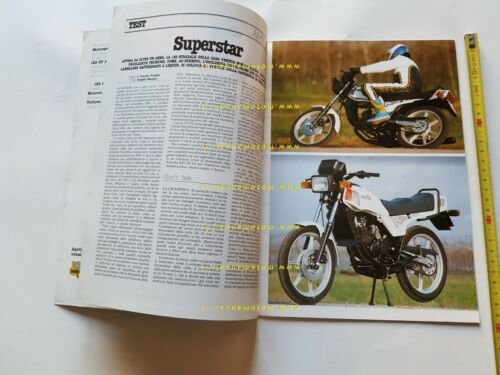 Aprilia 125 ST prova Motosprint 1983 depliant originale