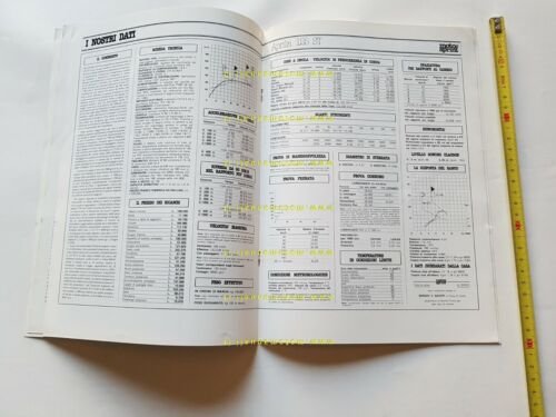 Aprilia 125 ST prova Motosprint 1983 depliant originale