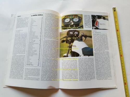 Aprilia 125 ST prova Motosprint 1983 depliant originale