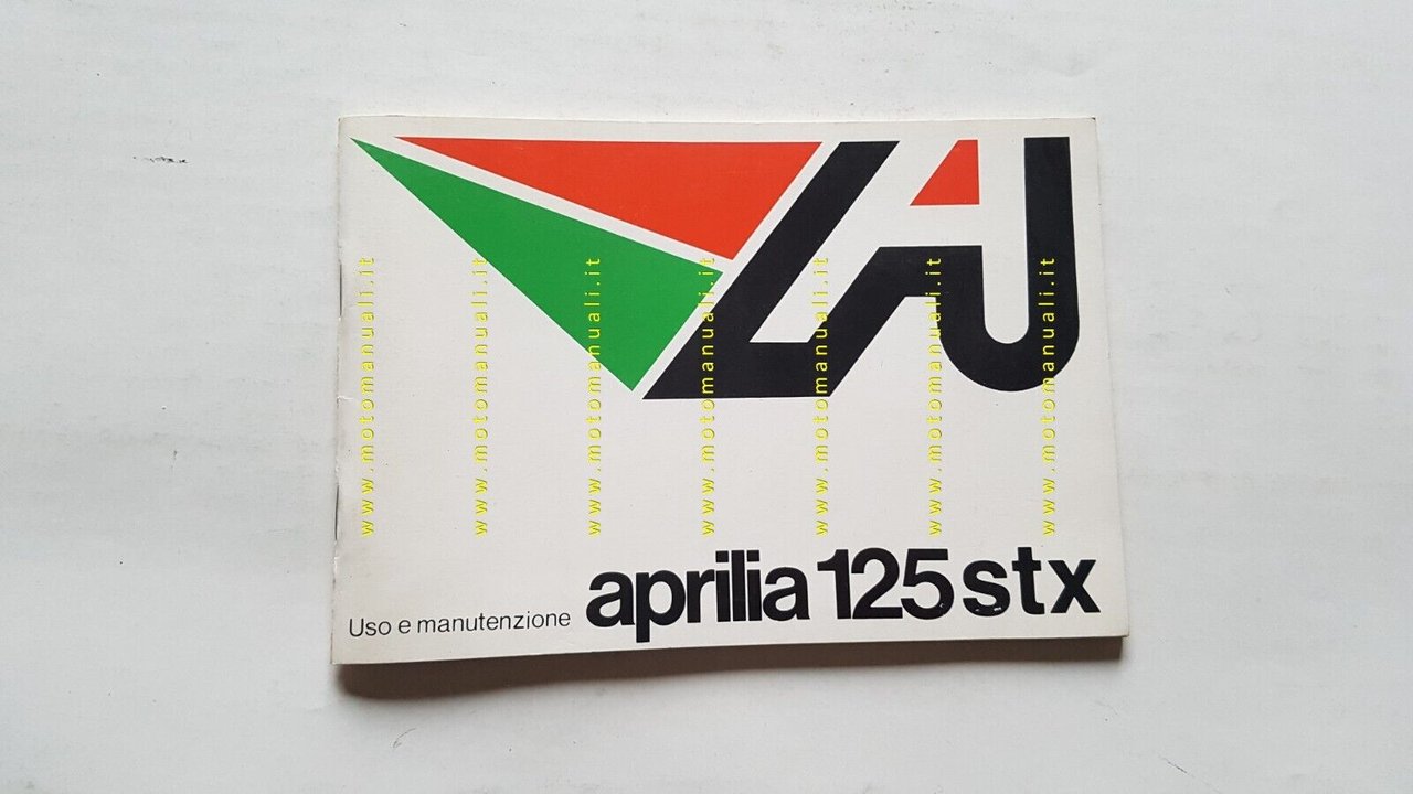 Aprilia 125 STX 1984 manuale uso libretto manutenzione originale italiano