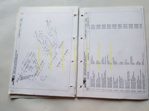 Aprilia 125 Tuareg Rally 1989 catalogo ricambi TELAIO originale FRAME …