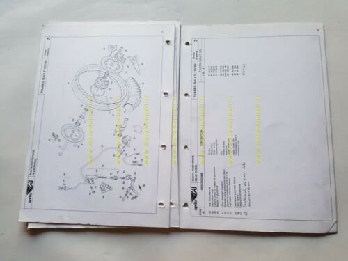 Aprilia 125 Tuareg Rally 1989 catalogo ricambi TELAIO originale FRAME …