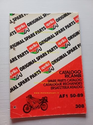 Aprilia 50 AF1 1989 catalogo ricambi TELAIO originale FRAME parts …