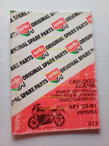 Aprilia 50 AF1 Futura 1991 catalogo ricambi TELAIO originale FRAME …