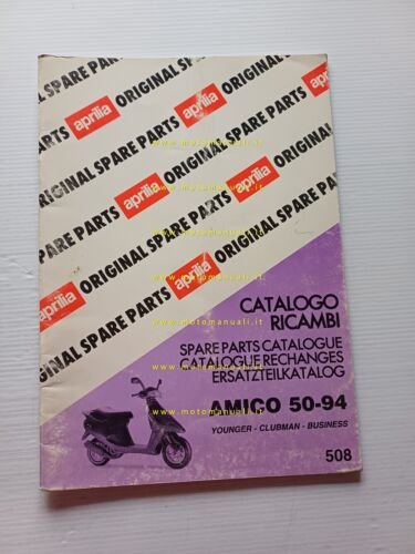 Aprilia 50 Amico 1994 catalogo ricambi TELAIO originale FRAME parts …