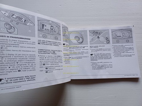 Aprilia 50 Area 51 scooter 1998 manuale uso manutenzione libretto …