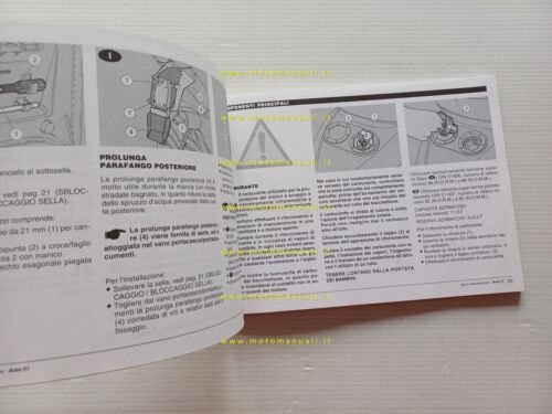 Aprilia 50 Area 51 scooter 1999 manuale uso manutenzione ORIGINALE