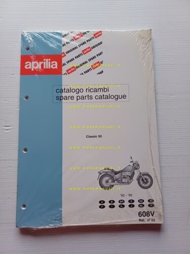 Aprilia 50 Classic 1992-1999 catalogo ricambi TELAIO originale vers. 02