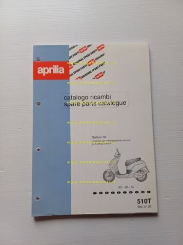 Aprilia 50 Gulliver 1995-97 catalogo ricambi TELAIO originale spare parts …