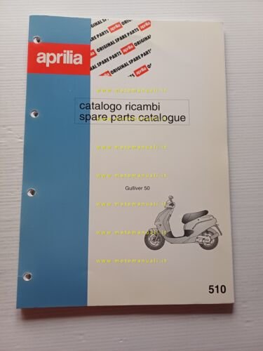 Aprilia 50 Gulliver 1995 catalogo ricambi TELAIO originale FRAME parts