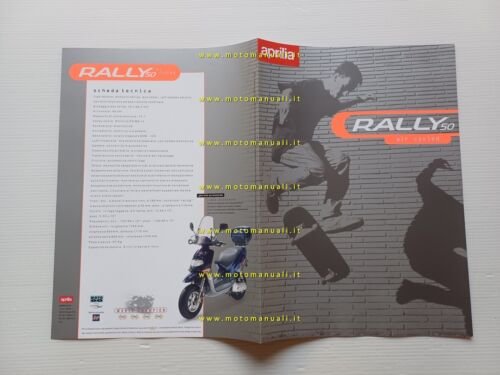 Aprilia 50 Rally Air Cooled 1997 depliant originale italiano