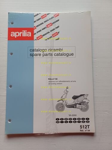 Aprilia 50 Rally Aria 1995-2000 catalogo ricambi TELAIO originale vers. …