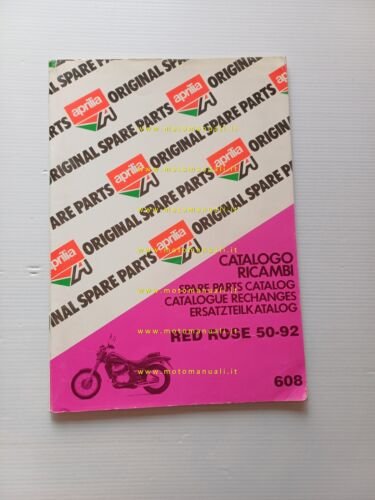 Aprilia 50 Red Rose 1992 catalogo ricambi TELAIO originale spare …