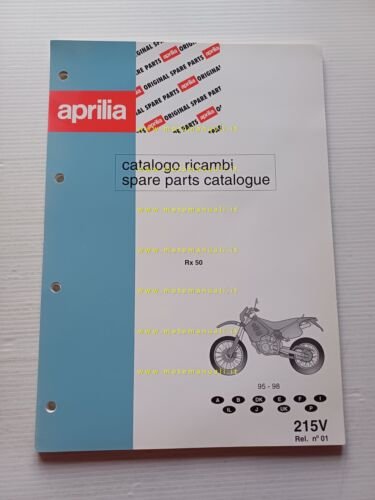 Aprilia 50 RX 1995-98 catalogo ricambi TELAIO originale FRAME parts …