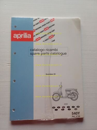 Aprilia 50 Scarabeo 2000 catalogo ricambi TELAIO vers. 00 originale