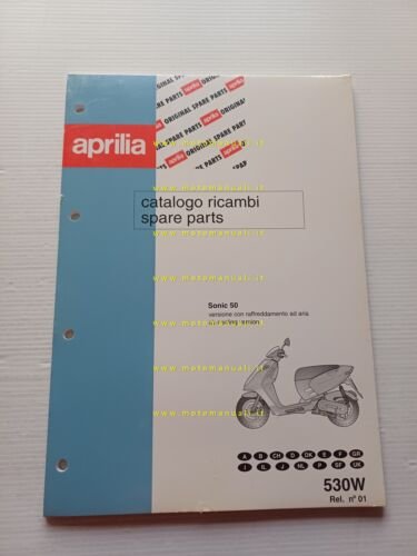 Aprilia 50 Sonic Aria 1998 catalogo ricambi TELAIO originale vers. …