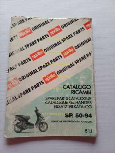 Aprilia 50 SR Acqua 1994 catalogo ricambi TELAIO originale FRAME …