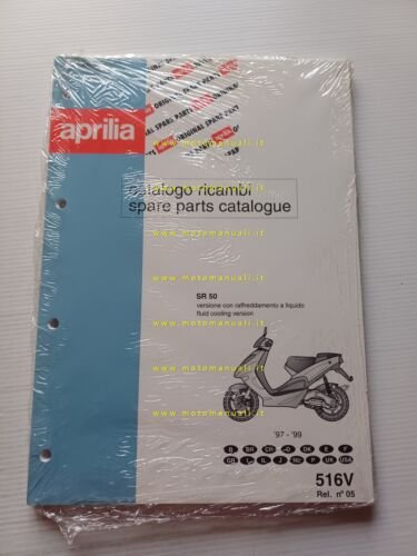 Aprilia 50 SR Acqua 1997-1999 catalogo ricambi TELAIO originale vers. …