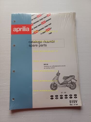 Aprilia 50 SR Aria 1997-99 catalogo ricambi TELAIO originale FRAME …