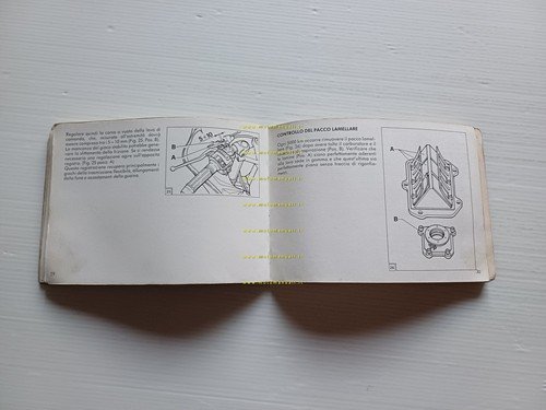 Aprilia AF1 125 1988 manuale uso manutenzione libretto istruzioni originale