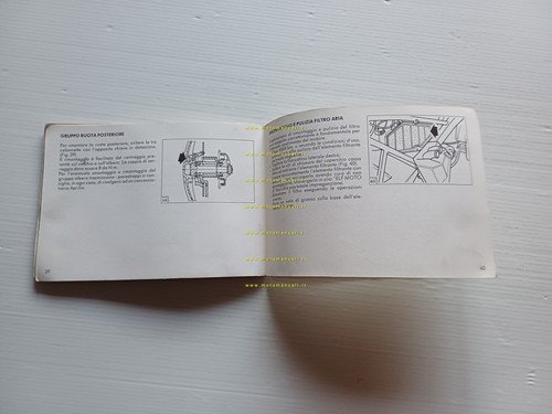 Aprilia AF1 125 1988 manuale uso manutenzione libretto istruzioni originale