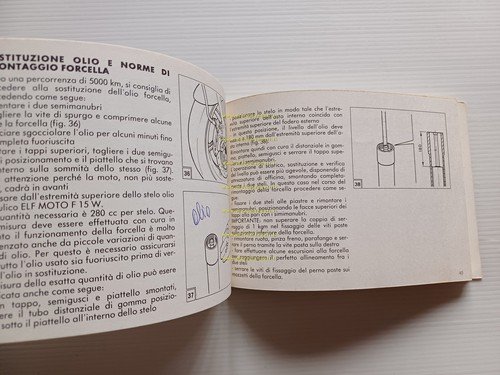 Aprilia AF1 125 1988 manuale uso manutenzione libretto originale