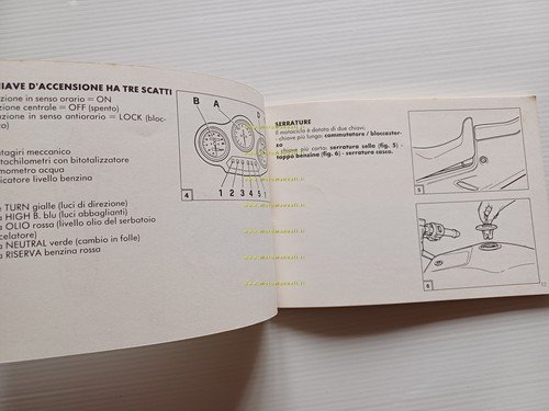 Aprilia AF1 125 1988 manuale uso manutenzione libretto originale