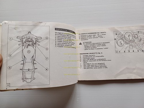 Aprilia AF1 125 Futura manuale uso manutenzione libretto originale italiano