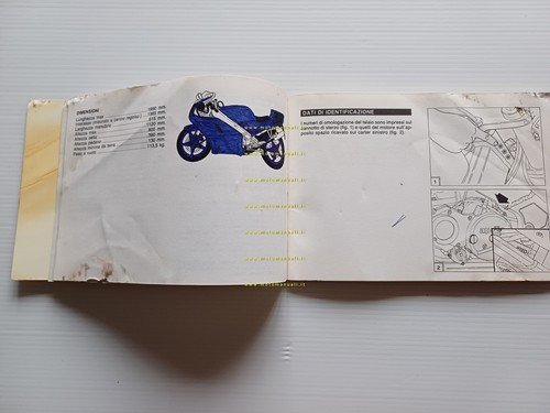 Aprilia AF1 125 Futura manuale uso manutenzione libretto originale italiano