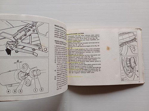 Aprilia AF1 125 Futura manuale uso manutenzione libretto originale italiano