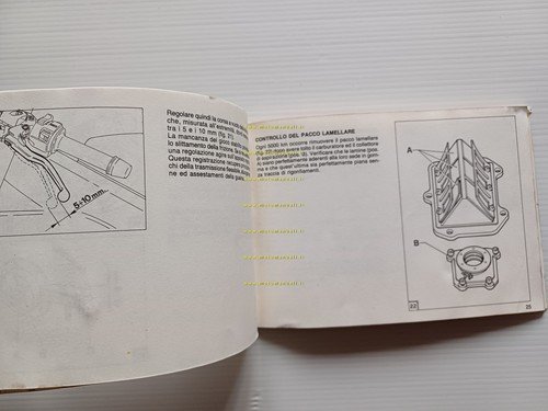 Aprilia AF1 125 Futura manuale uso manutenzione libretto originale italiano