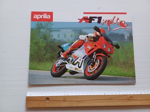 Aprilia AF1 125 Replica 1988 depliant originale italiano