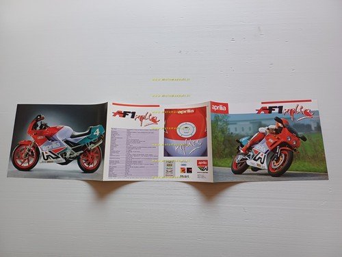 Aprilia AF1 125 Replica 1988 depliant originale italiano