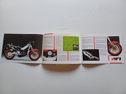 Aprilia AF1 125 Sintesi 1989 depliant italiano originale