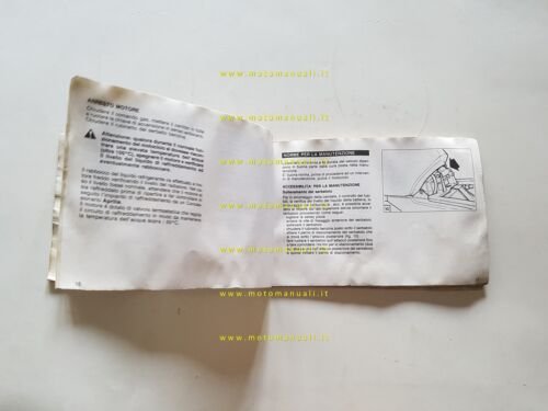 Aprilia AF1 125 Sintesi manuale uso manutenzione libretto ITALIANO originale