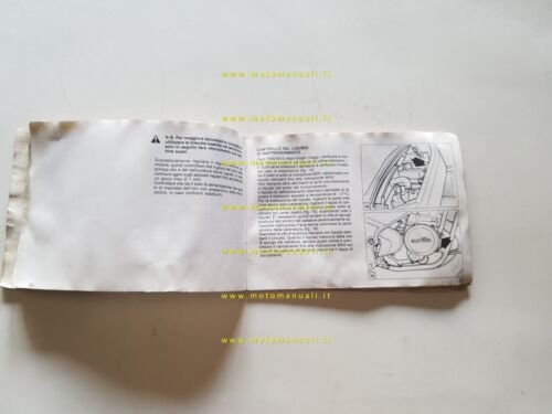 Aprilia AF1 125 Sintesi manuale uso manutenzione libretto ITALIANO originale