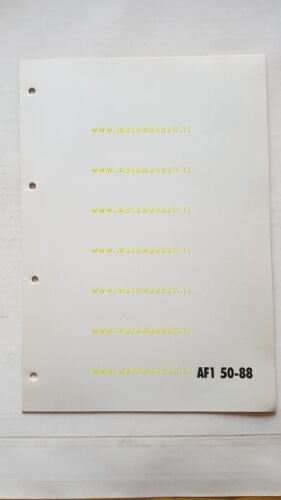 Aprilia AF1 50 1988 catalogo ricambi TELAIO originale Frame parts …