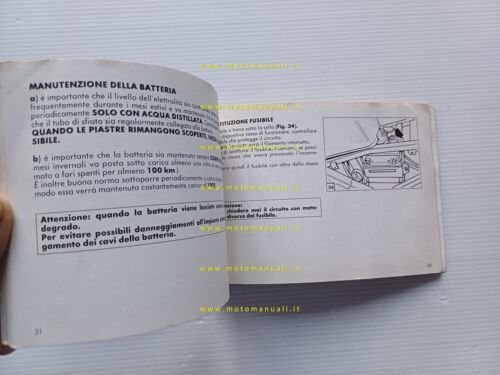 Aprilia AF1 50 1988 manuale uso manutenzione libretto originale