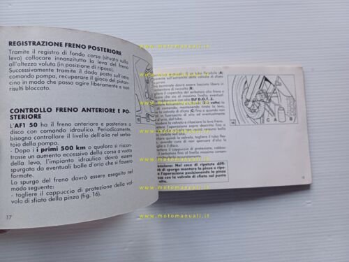 Aprilia AF1 50 1988 manuale uso manutenzione libretto originale