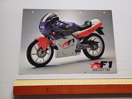 Aprilia AF1 50 Project 108 1988 depliant italiano originale