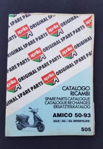 Aprilia Amico 50 1993 catalogo ricambi originale TELAIO-FRAME parts catalogue