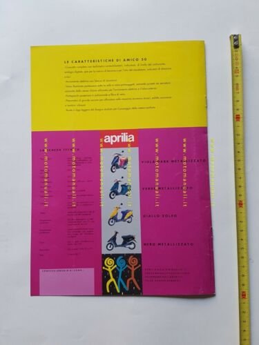 Aprilia Amico 50 depliant scooter originale brochure