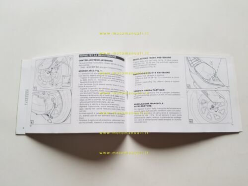 Aprilia Amico 50 GLE-GL-Sportlife'93 manuale uso manutenzione libretto originale