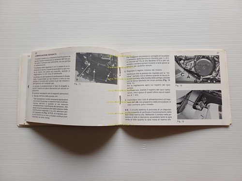 Aprilia AS 125 R 1985 manuale uso manutenzione originale italiano
