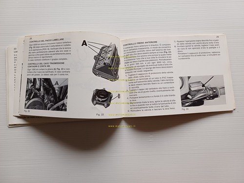 Aprilia AS 125 R 1985 manuale uso manutenzione originale italiano