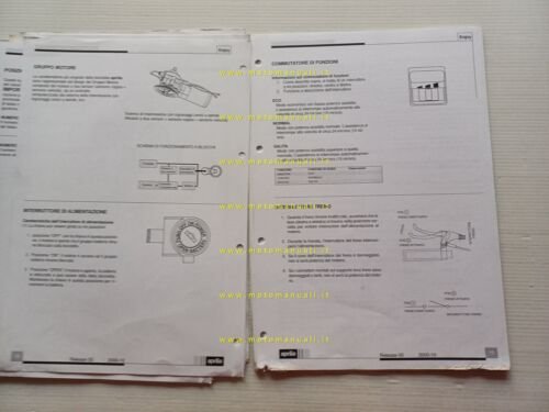 Aprilia bici elettriche Enjoy Racing-City 2000-01 manuale officina ORIGINALE