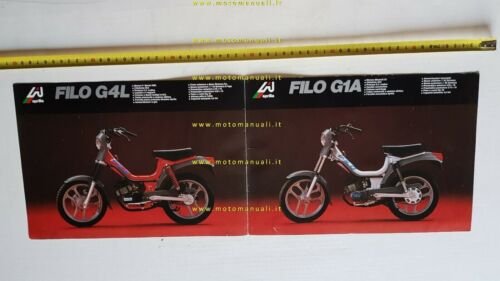 Aprilia Catalogo Modelli Filo 50 1982-83 Tubone depliant originale moto …