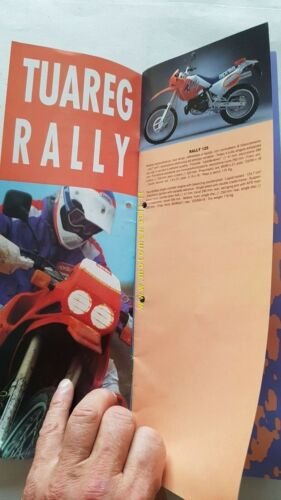 Aprilia catalogo moto tutti modelli 1991 depliant originale production range