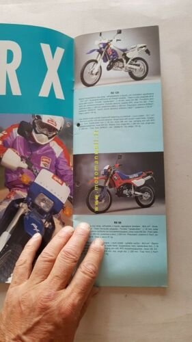 Aprilia catalogo moto tutti modelli 1991 depliant originale production range