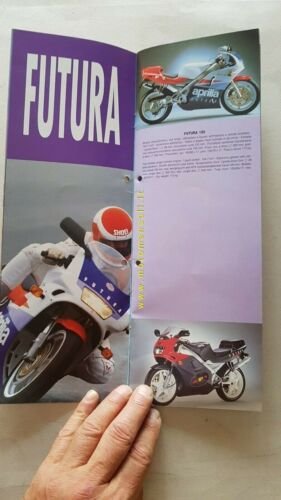Aprilia catalogo moto tutti modelli 1991 depliant originale production range